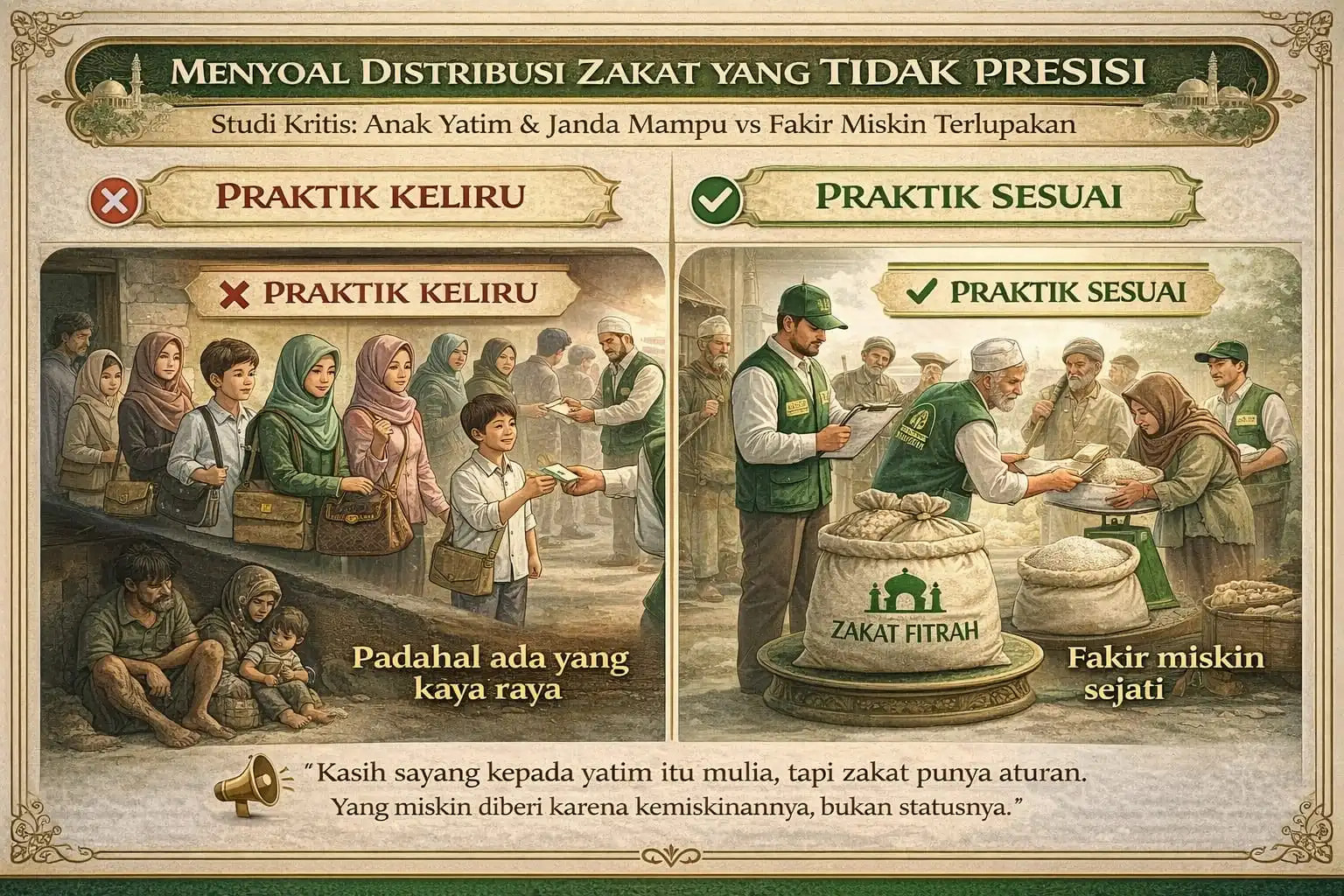Apakah Yatim dan Janda Termasuk Mustahiq Zakat?