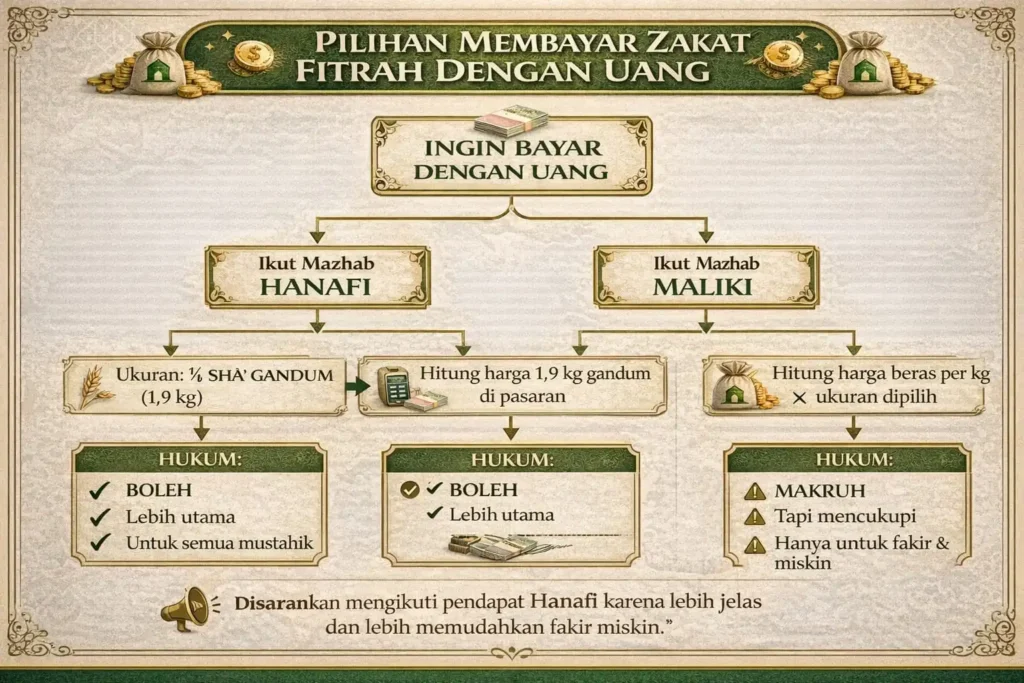 Tabel Zakat Fitrah dengan Uang
